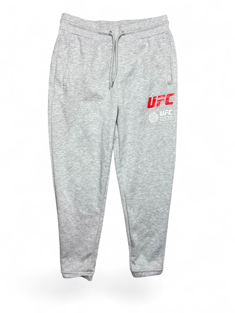 NWOT UFC Focus Fuels Champions Gray Joggers Mens M MMA Sweatpants